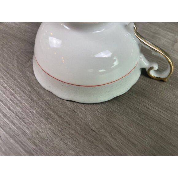 Teacup and Saucer Blue and White Floral Made in Occupied Japan - Picture 6 of 8